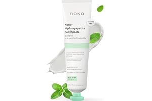 Boka Toothpaste - Fluoride Free Toothpaste, Nano Hydroxyapatite Toothpaste | Appropriate for Sensitive Teeth - Adult Oral Car