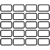 BIKICOCO Metal Rectangle Ring Buckles Square Strap Webbing Belt Rings for Bag Purse Non Welded 1-1/2 x 3/4 Inch