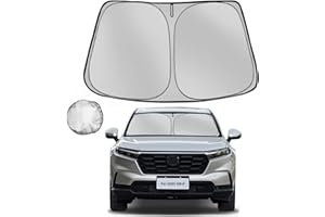 Fonowka Windshield Sun Shade for Honda CRV 2023 2024 2025 CR-V SUV Foldable Sun Sunshade for Car Front Window Blocks UV Rays and Heat Automotive Interior Protector Custom Fit Accessories