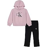 Calvin Klein girls 2pc Fleece Pant Set