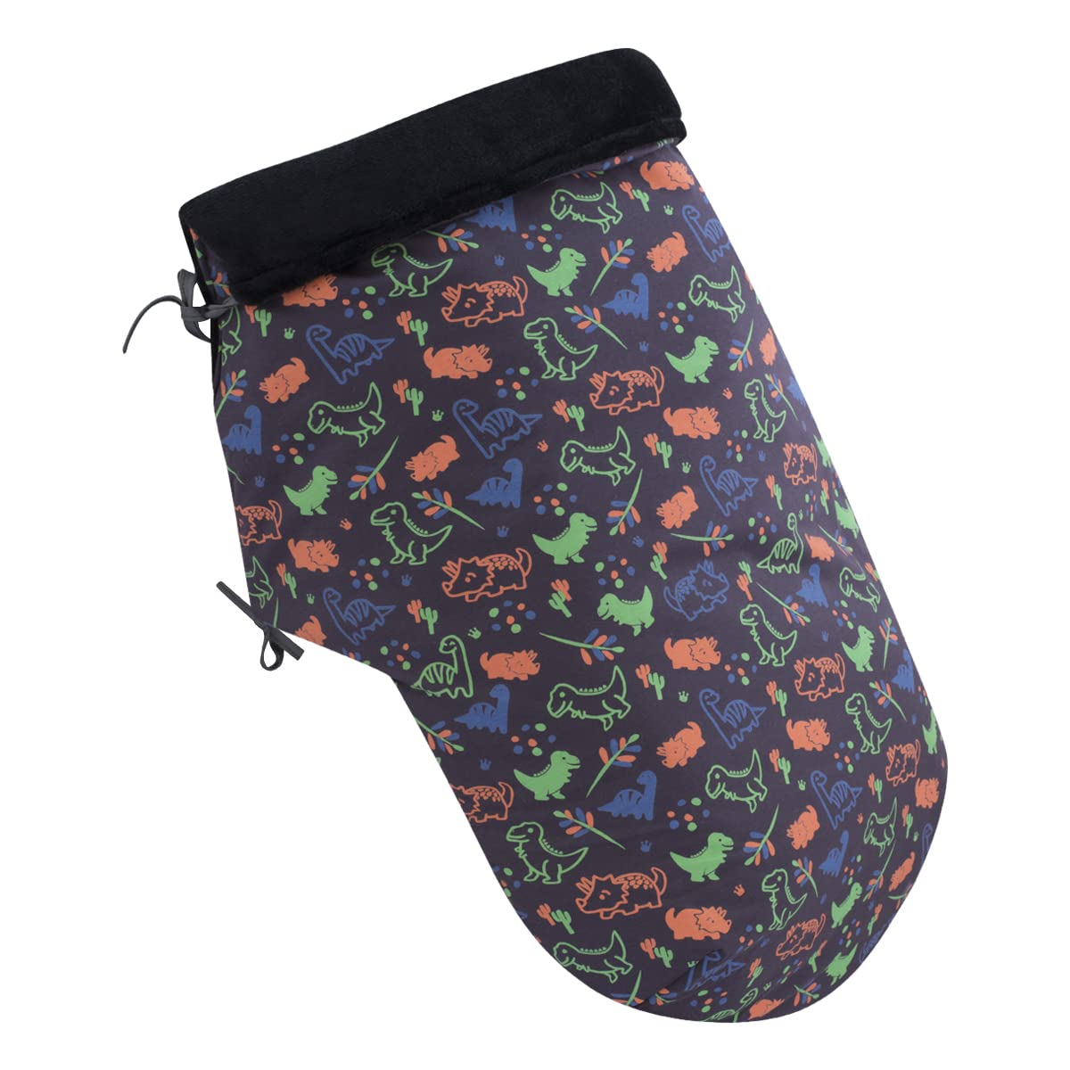 JYOKO Kids Universal Baby Blanket Footmuff (Happy Dino, Teddy-Fleece)