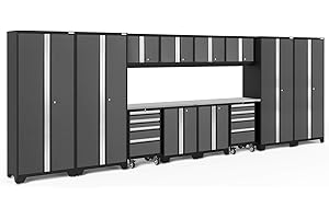 NEWAGE PRODUCTS INC. NewAge Products Bold Series Gray 14 Piece Set, Garage Cabinets, 50417