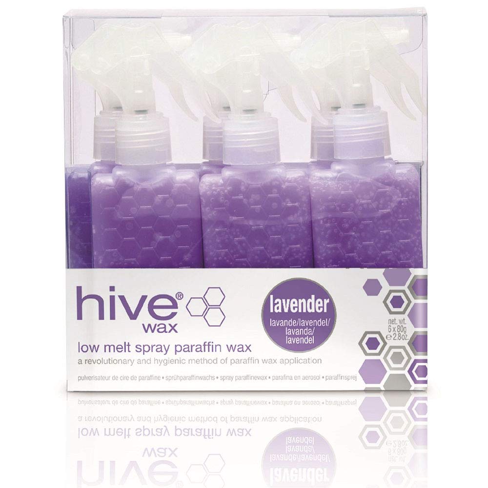 Hive Of Beauty Paraffin Spray Wax Cartridges 6 Pack Lavender Amazon