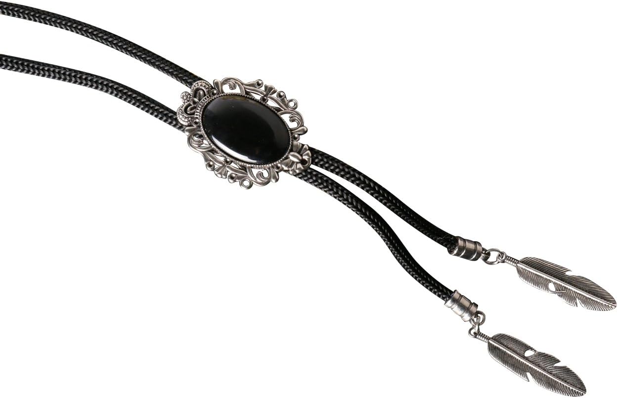 Mens Western stone bolo ties