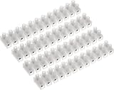 AUKENIEN 5A 6A Electrical Terminal Block 12 Way White 4 Pack