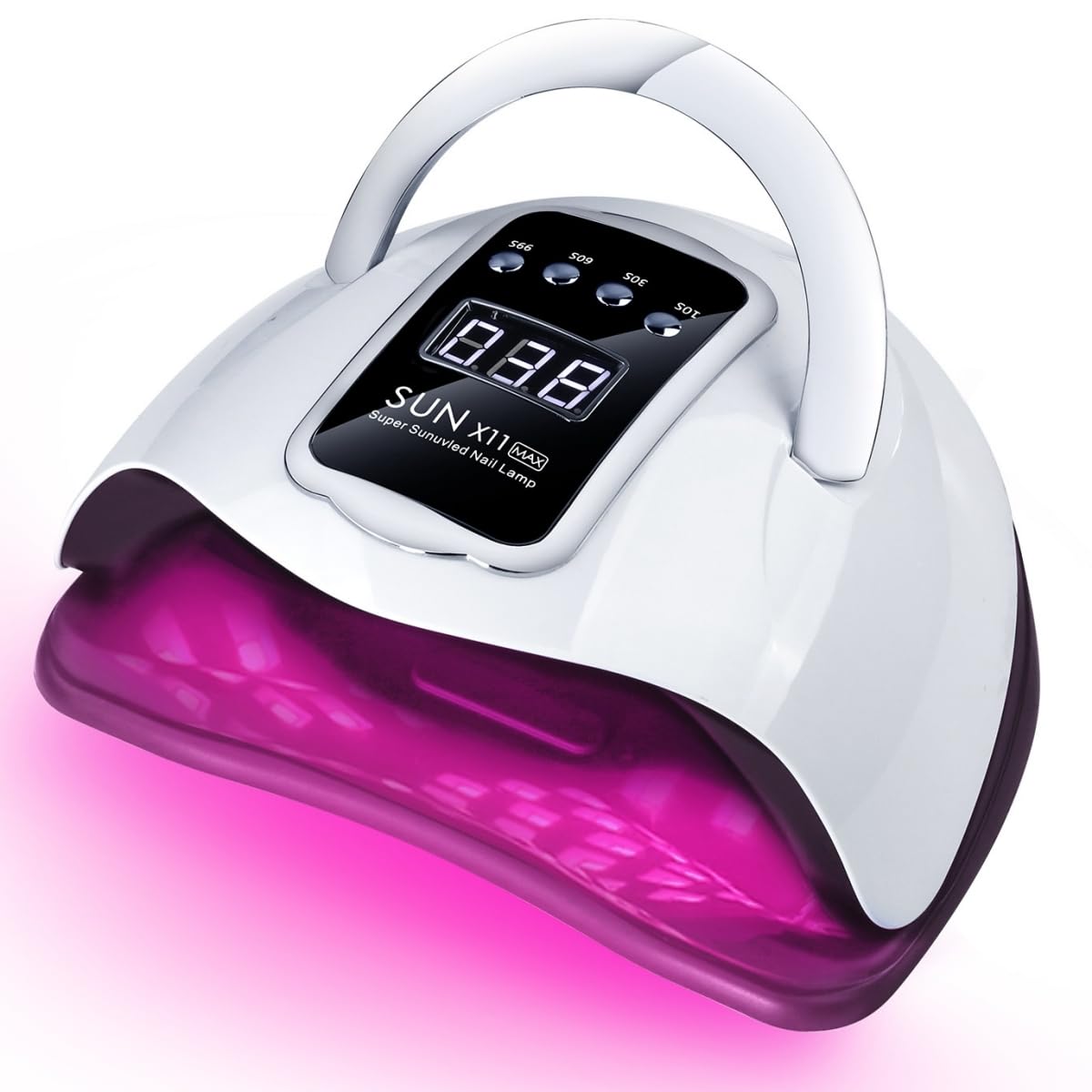 Photo 1 of 280W UV LED Nail Lamp, Nail Dryer for Gel Polish with 66pcs Lamp Beads and Automatic Sensor 4 Timer Setting Professional Nail Art Tools