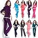 SPRINGWIND Women'S Velour Hoodie+Pant Tracksuit Sport Sweat Suit Set