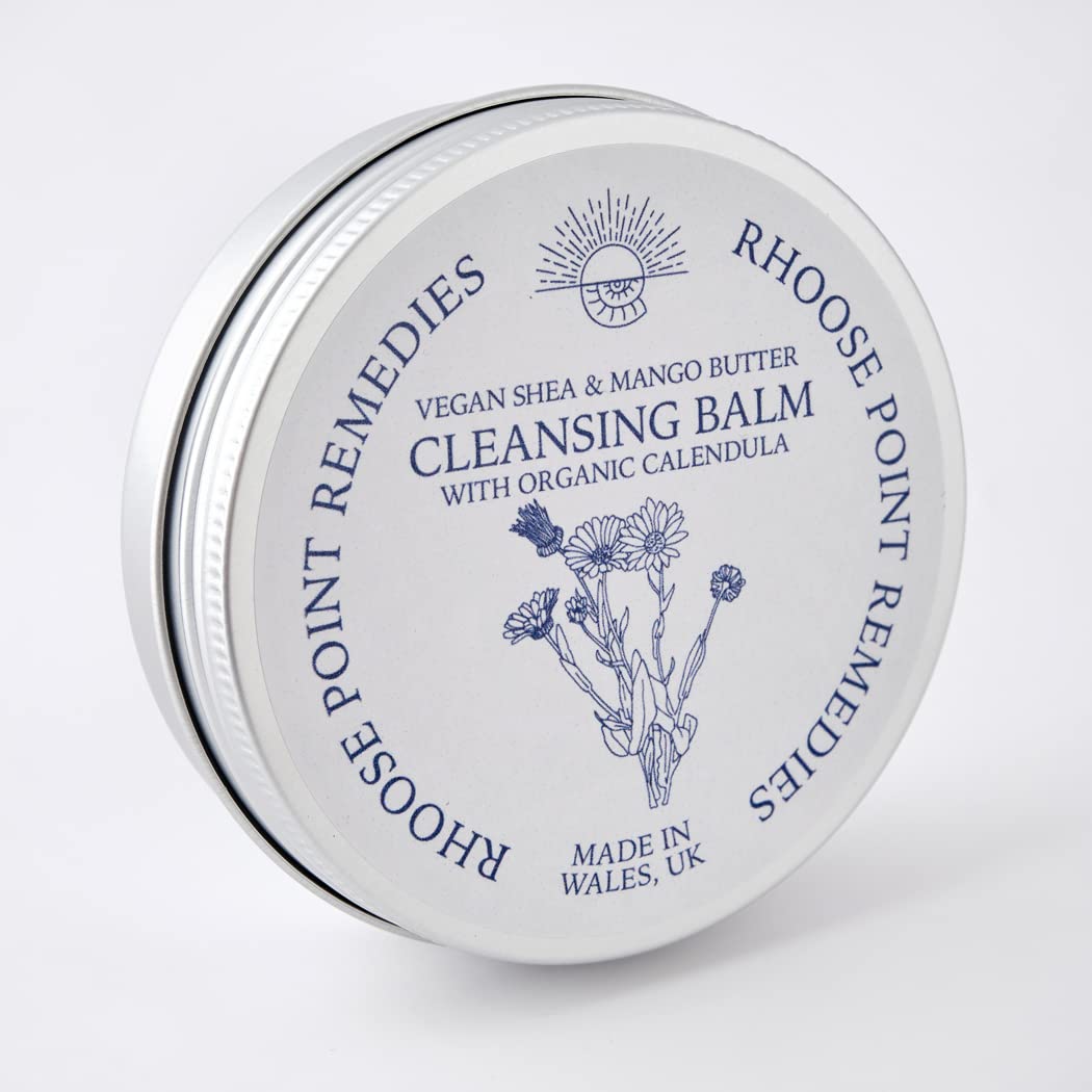 Calendula Makeup Remover Cleansing Balm for All Skin Types with Cleansing Cloth. This Facial Cleansing Balm will Cleanse Nourish & Renew with Calendula Infused Shea and Mango Butter Vegan Friendly