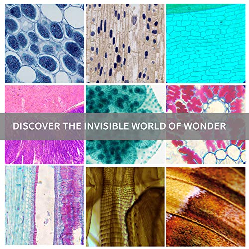 5 Biological+Monocular+Microscope+40X+1000X+All+Metal