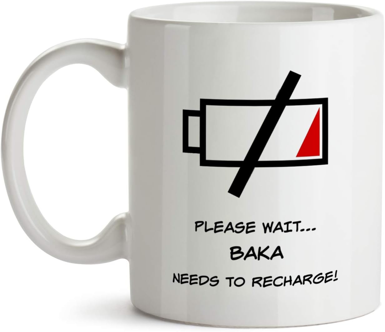 Baka Gift Mug - AA135 Funny Time to Recharge I Love My Family Appreciation Coffee Tea Cup for Men Women Inexpensive Christmas Present