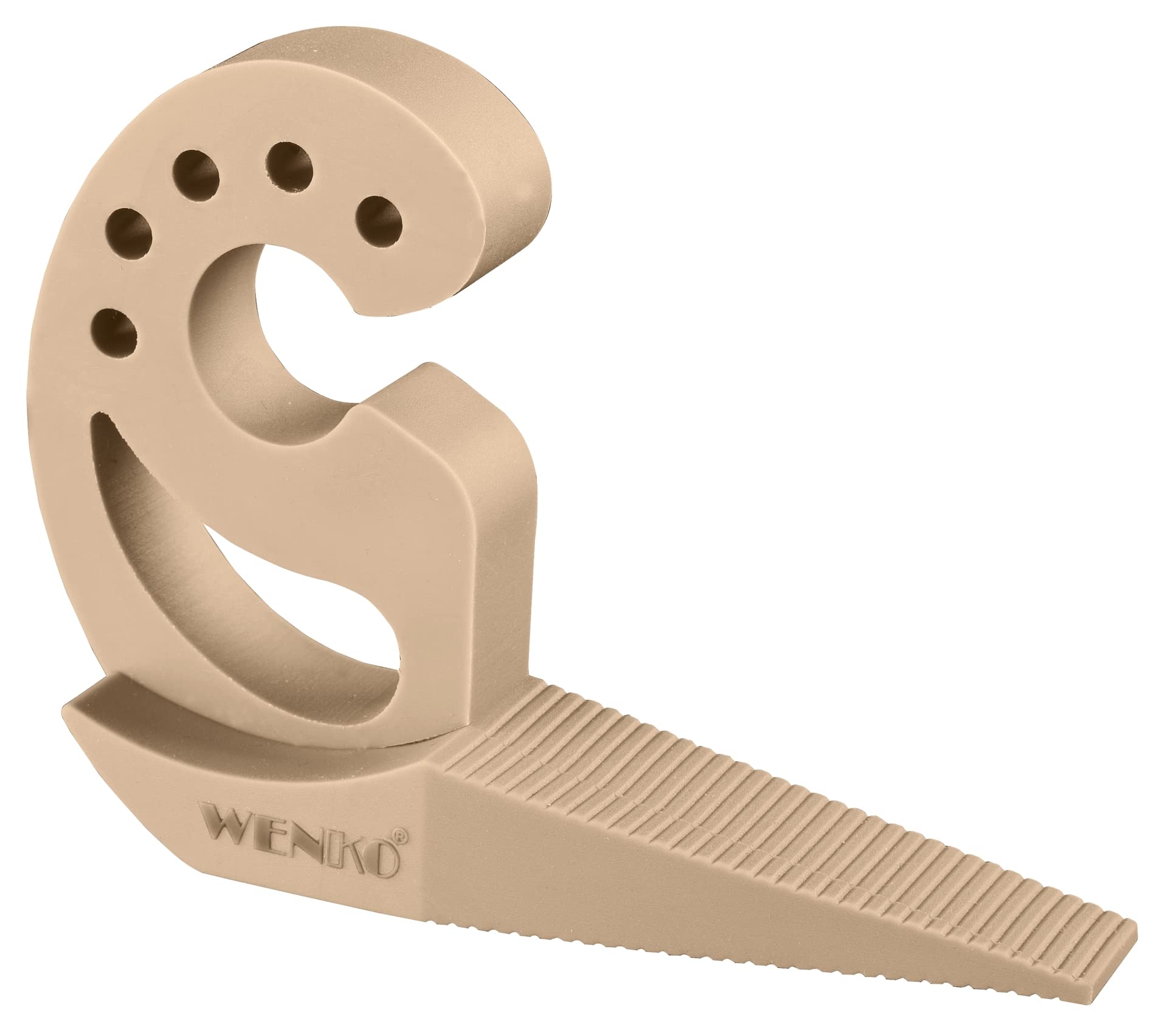WENKO Door Window Stopper, Beige, 11,8 x 7,7 x 2,5 cm