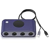 Controller Adapter for Gamecubed,Compatible with Nintendo Switch,Super Smash Bros Switch Gamecubed Adapter for WII U/PC with 