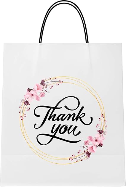 white gift bags wholesale