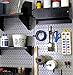 Wall Control Pegboard 32in x 16in Gray Metal Pegboard Tool Board Panel