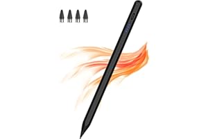 Active Stylus Pens for Touch Screens, DOGAIN Pencil for Android, Rechargeable Tablet Pen POM Tip Magnetic iPad Pencil for iPad/Pro/Air/Mini/iPhone/Samsung/Lenovo/iOS/Android and Other Touch Screen