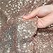 PartyDelight Sequin Tablecloth Rose Gold Sparkly Table Cloth Overlay Square 70