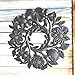 It's Cactus Fall Floral Home Decor, Indoor Outdoor Wall Hanging Plaques, Handmade, Fair Trade 14 x 14 Inches, Wreath