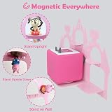 Raweao Metal Shelf for Tonies Figures Pink 43x30cm Wall Mounted view 5