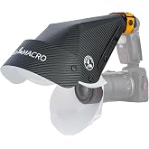 Macro Photography Flash Softbox Diffuser Kit, for Macro Jewelry Insect Photography,Portable Speedlite Flash Diffuser Softbox,Compatible with all macro lenses, zoom lenses, etc（Focus Lamp Not Included）