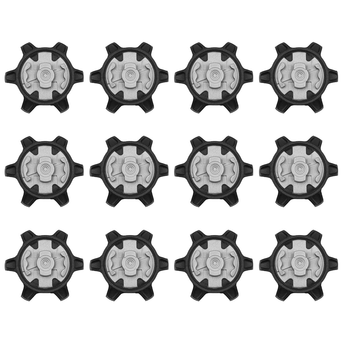 Namvo 12PCS Golf Shoe Spikes Studs Replacements Tooth Stinger Screw Easy Install Golf Shoe Accessories Provides The Golfer with Traction