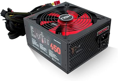 NOX NX 650W Power Supply NXS650-650W SLI Crossfire 140mm Fan Ultra Quiet Black