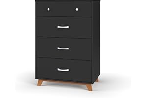 Child Craft SOHO 4 Drawer Chest for Nursery or Bedroom, Plenty of Storage, Anti-Tip Kit Included to Prevent Tipping, Non-Toxi