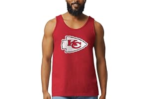 Hybrid Sports NFL - Distressed Team Logo - Officially Licensed Men's Football Fan Tank Top