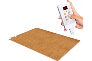 Electric Heated Large Area Rug, Heated Floor Carpet, Heating Floor Mats w/Adjustable Temperatur&Timer, Radiant Floor Heater P