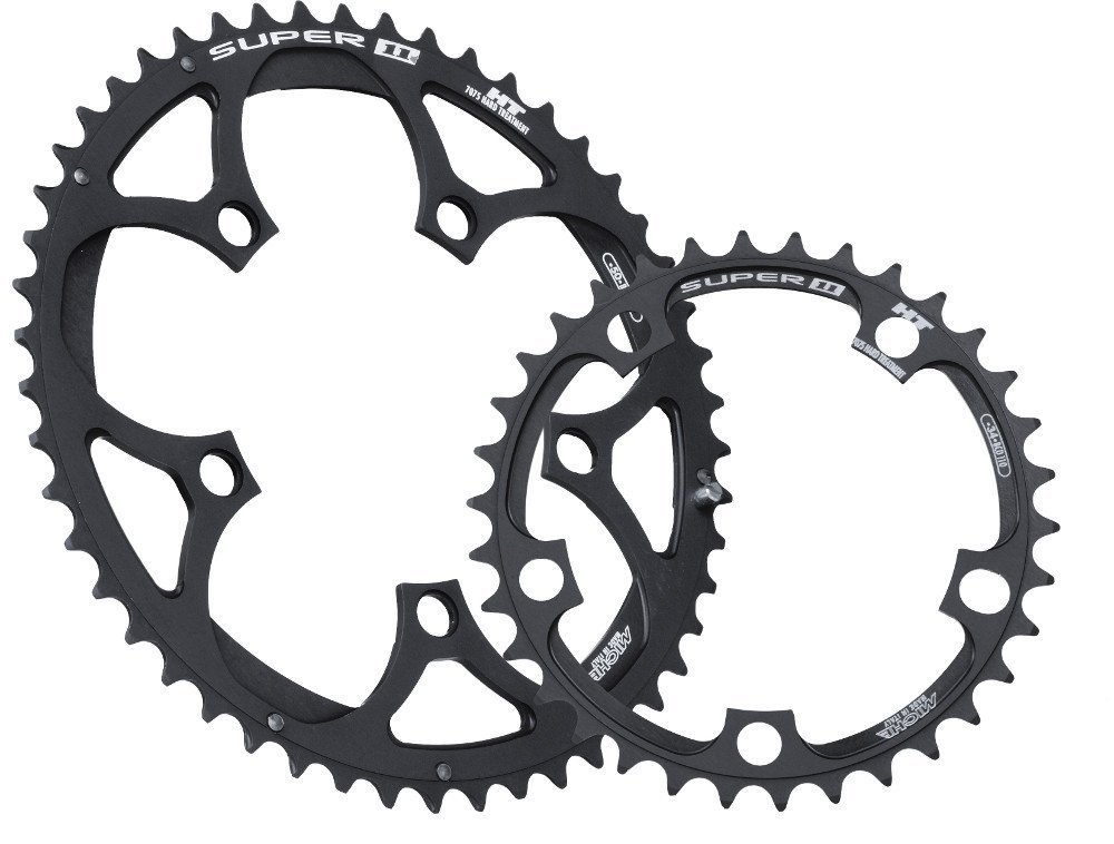 Miche Super 11 Dish 110 Campagnolo, Black, 53 T