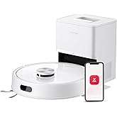 roborock Q7 M5+ Robot Vacuum and Mop, Upgraded from Q5 Max+, Up to 7-9 Weeks Self-Empty, 10000Pa Suction, Dual Anti-Tangle System for Pet Hair & Carpet, PreciSense LiDAR Navigation, App Control, White