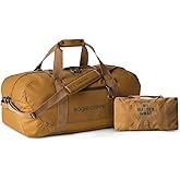 Eagle Creek No Matter What Duffel Bag - Eco Friendly Duffel for Sustainable Travel - Adjustable Shoulder Strap - Multiple Carry Options - Easy to Store - Safari Brown - 60L