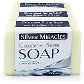 Silver Miracles - Colloidal Silver Soap - 3 pack