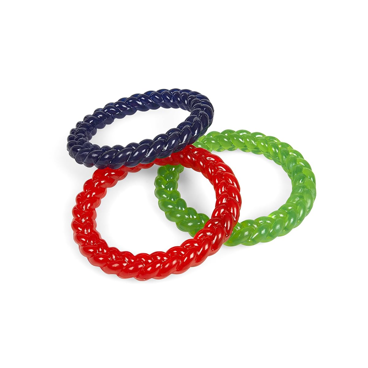 Petface (Toyz by Petface) Twist Ring Dog Toy, Blue/Green/Pink (One Colour Supplied at Random)