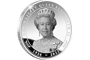Queen Elizabeth II Commemorative Coins, Queen Elizabeth II Souvenir, Coins for Collectors Royal, Memory of The Queen of Engla