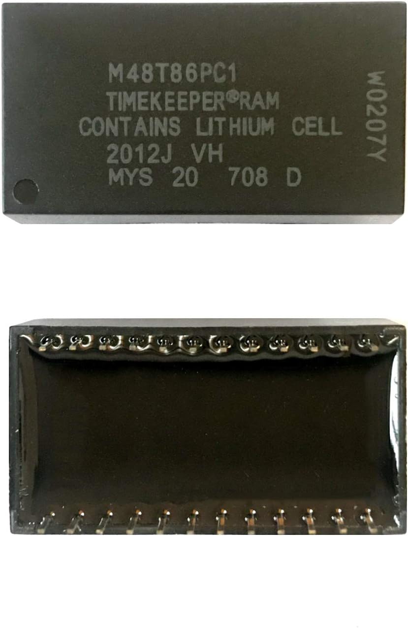 Amazon Com Todiys New 1pcs For M48t86 M48t86pc1 Dip 24 5v Real Time Clock Ic Chip M48t86pci Computers Accessories