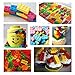 5 Pack Silicone Chocolate Candy Molds, Minifigure and Building Brick Molds for Fondant Ice Cube Crayon Jello Gummy Cake Baking Cupcake Decoration