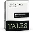TALES Life Story Interview Kit, Conversation Cards, Getting to Know You Card Deck for Family and Parents, Perfect for Game Night, Dinner Table or Road Trip, Games for Adults and Families