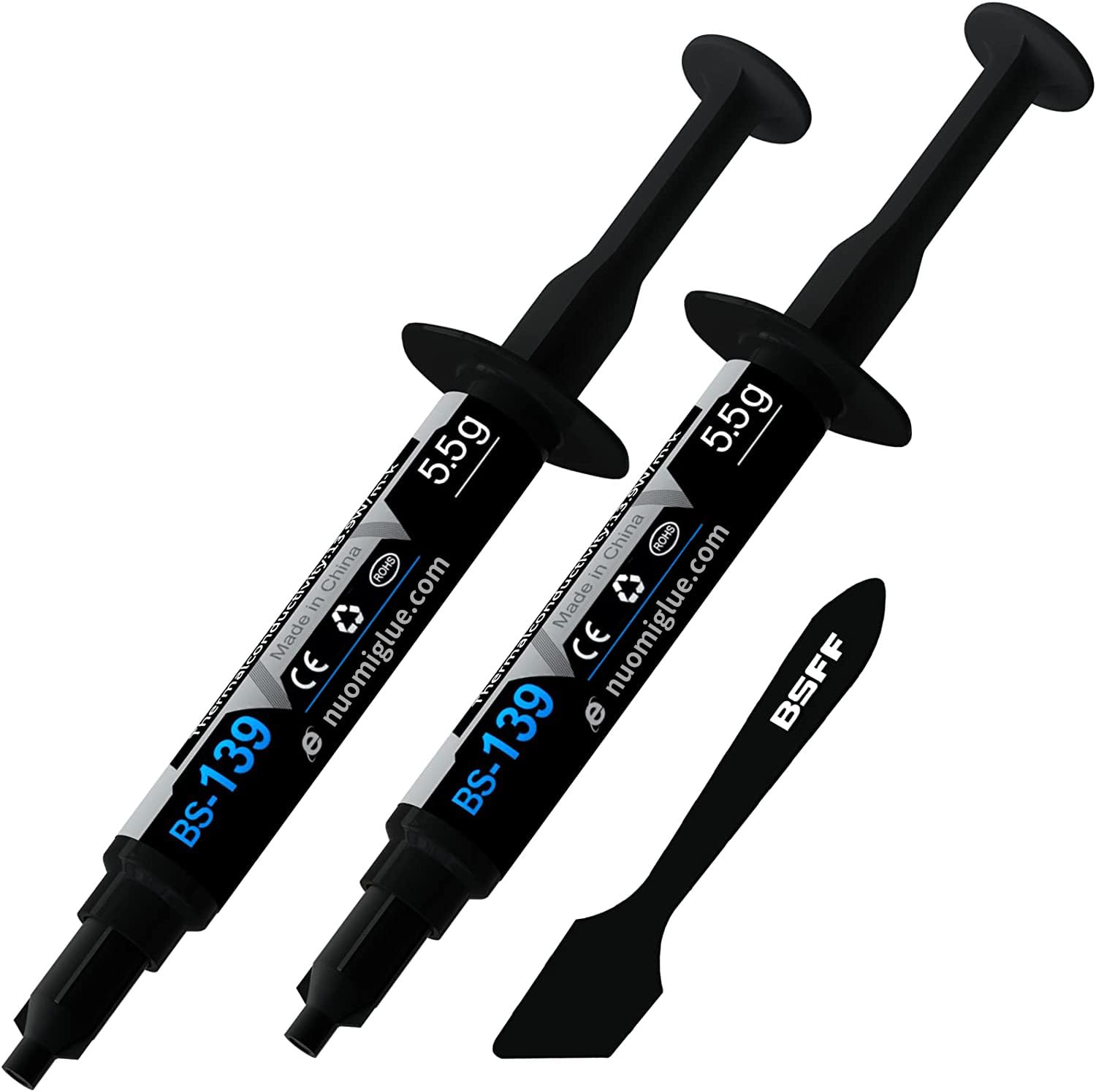 BSFF Thermal Paste, 11g with Toolkit CPU Paste Thermal Compound Paste Heatsink for IC/Processor/CPU/All Coolers, Carbon Based High Performance