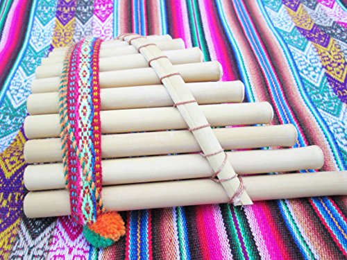 Artesanal Small Pan Flaute 13 Pipes From Peru Item in USA
