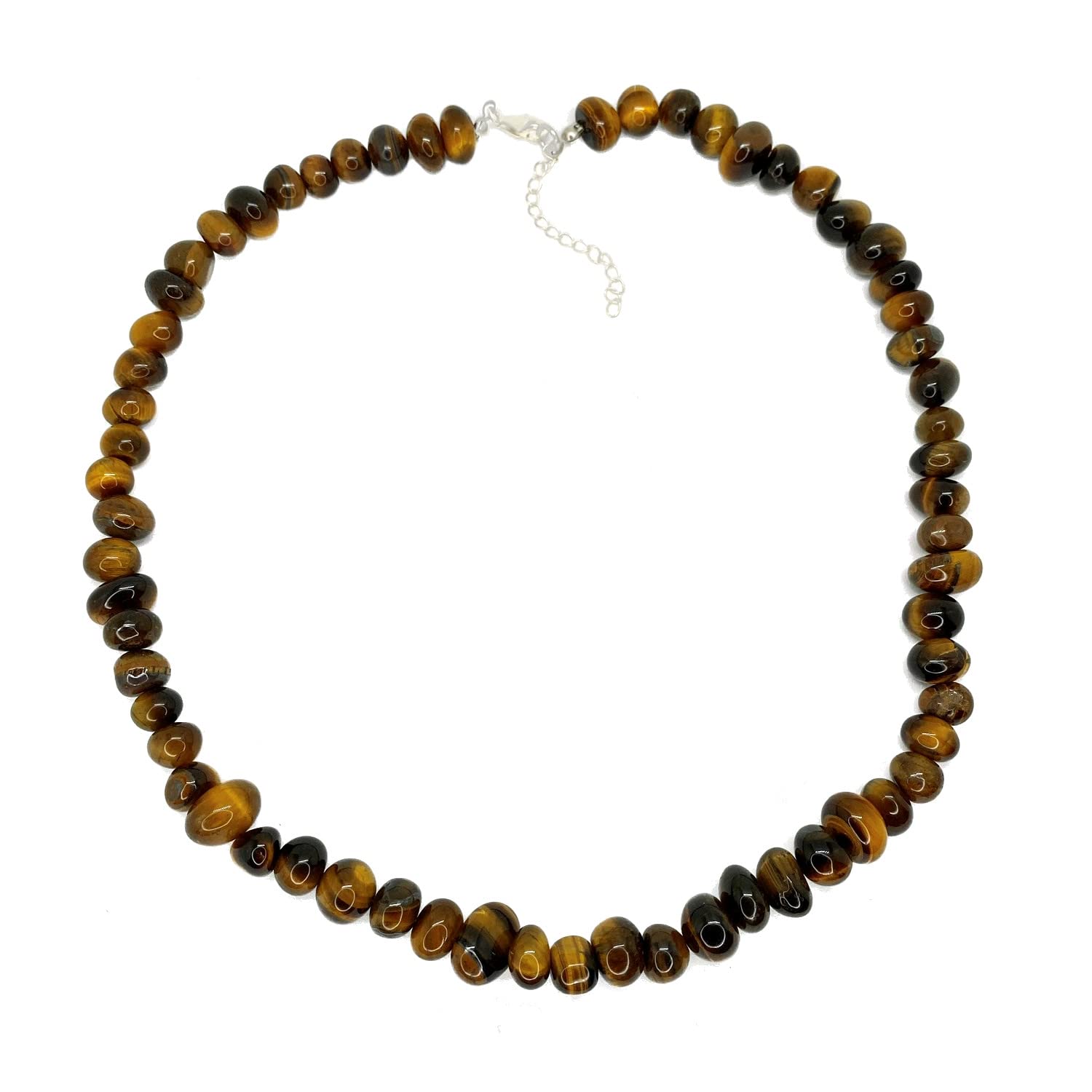 Anderson and Webb Semi Precious Tiger's Eye Chip Necklace