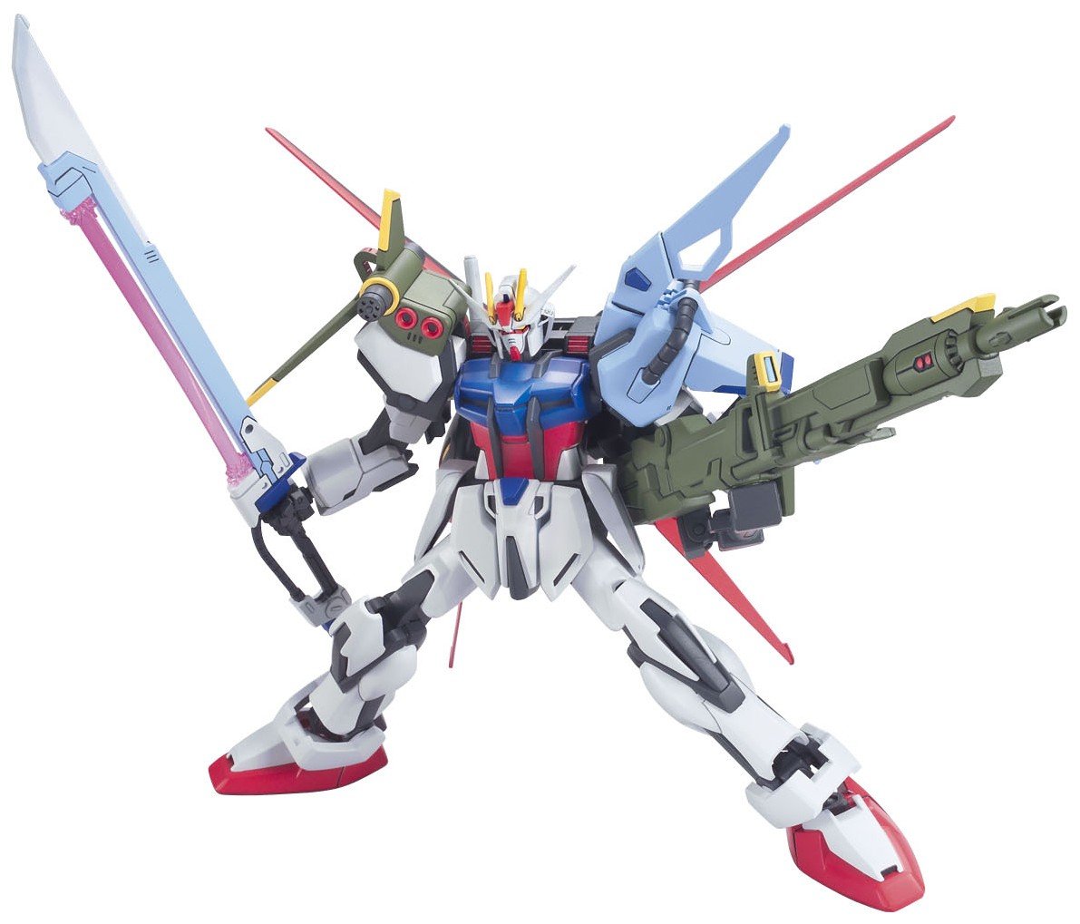 Bandai Hobby R17 Perfect Strike High Grade Remaster 1/144 Gundam Seed Action Figure
