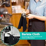VIVOTE 4Packs Microfibre Cleaning Cloths 380gsm 30x30cm Black view 4