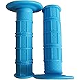 7/8" Practical Motorcycle Hand Grips Dirt Bike Motocross Gel Handlebar 2Pc- Light Blue