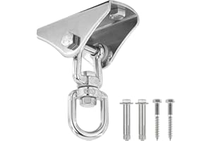 MAKELEN Heavy Duty Swing Hangers for Wooden Sets 2000 LB Capacity 360 Swivel Stainless Steel Swing Hardware for Porch/Playground/Yoga/Heavy Bag