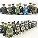 Minifigures set-24 Army Marine Corps with Military Weapons Accessories Navy Soldier Minifigures Toys Building Blocks 100% Compatible