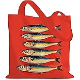 URLLUAE Blue Beach Tote Bag, Blue Coastal Coral Seashell Starfish