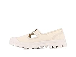 PALLADIUM WOMENS PAMPA WASHED MARY JANE, SAHARA, 8