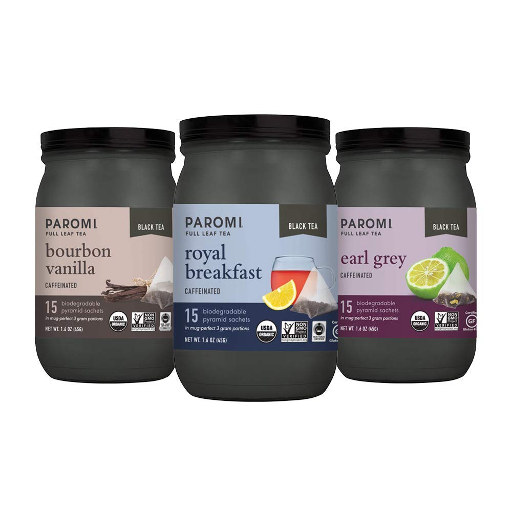 Amazon Paromi Premium Black Tea Variety Pack 15 Count Pyramid 