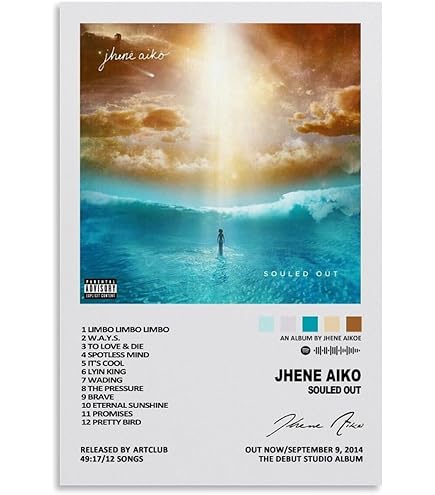 Amazon.com: CINEMAFLIX Jhene Aiko - Souled Out - Poster Measures