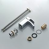 Luckyhome Basin Taps Waterfall Mono Mixer Chrome with Waste view 6
